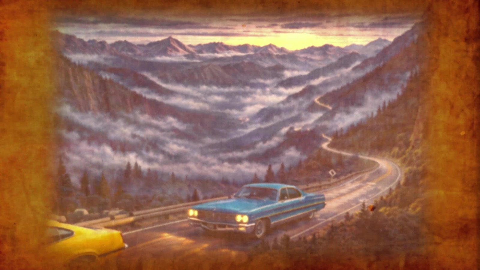 The mountain road