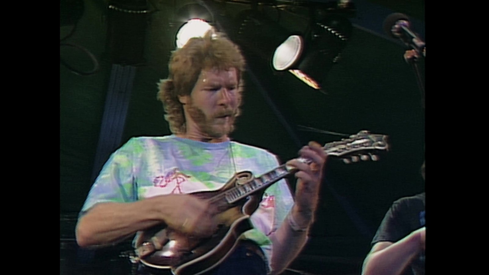 Sam Bush, the King of Telluride, at work.
